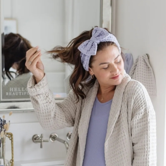 PommeShell Purple Bow Headband - Jilly Box Spring 2023 - New With Tags - Picture 3 of 7